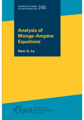 ﻿تجزیه و تحلیل معادلات Monge-Ampère