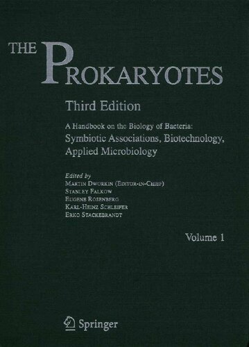 ﻿پروکاریوت ها: جلد. 1: انجمن های همزیستی، بیوتکنولوژی، میکروبیولوژی کاربردی