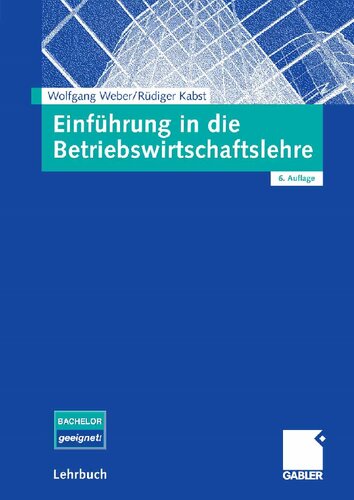 ﻿Einführung in die Betriebswirtschaftslehre