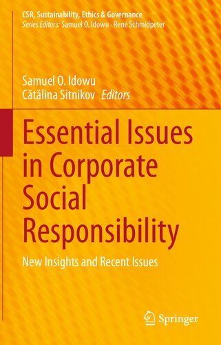 ﻿مسائل اساسی در مسئولیت اجتماعی شرکت: بینش های جدید و مسائل اخیر (CSR، پایداری، اخلاق