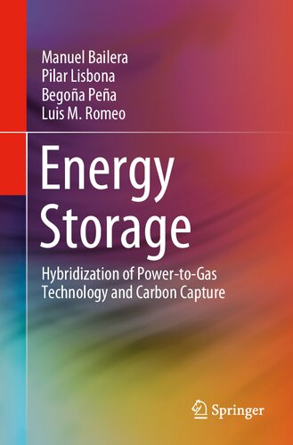 ﻿ذخیره انرژی: هیبریداسیون فناوری نیرو به گاز و جذب کربن (SpringerBriefs in Energy)