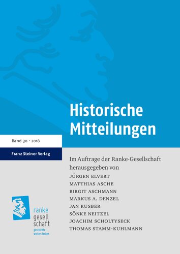 ﻿Historische Mitteilungen 30: Vom Deutschen Bund über den norddeutschen bund zum neuen deutschen bund (1866-1870) / مایکل Salewskis 