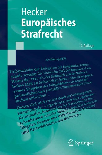 ﻿Europäisches Strafrecht (Springer-Lehrbuch) (نسخه آلمانی)