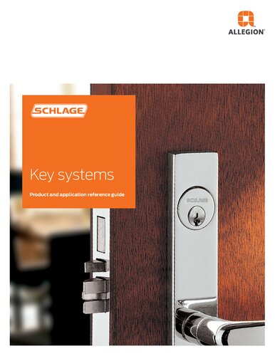 ﻿کاتالوگ سیستم های کلیدی، سیلندرها و کلیدهای Schlage