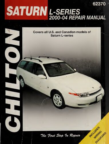 ﻿کتابچه راهنمای تعمیر Saturn L-Series 2000-04 Chilton