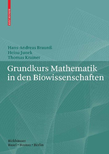 ﻿Grundkurs Mathematik in den Biowissenschaften (نسخه آلمانی)