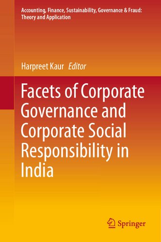 ﻿جنبه های حاکمیت شرکتی و مسئولیت اجتماعی شرکت در هند (حسابداری، مالی، پایداری، حکمرانی)