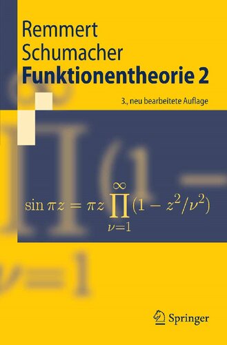 ﻿Funktionentheorie 2 (Springer-Lehrbuch) (نسخه آلمانی)