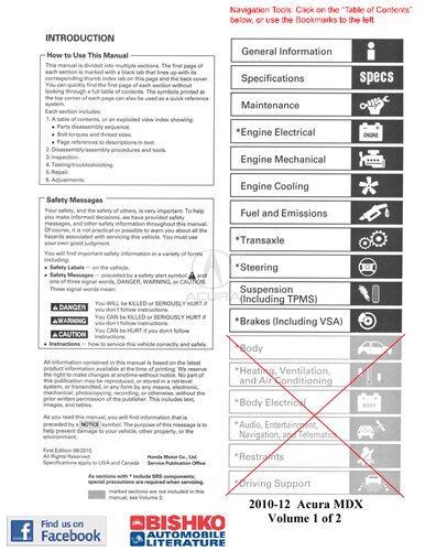 ﻿راهنمای خدمات آکورا MDX 2010-2012