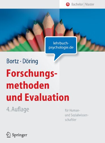 ﻿Forschungsmethoden und Evaluation: für Human- und Sozialwissenschaftler (Springer-Lehrbuch) (نسخه آلمانی)