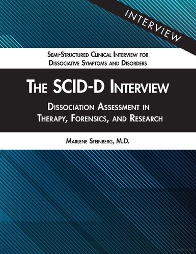 ﻿مصاحبه SCID-D: ارزیابی تفکیک در درمان، پزشکی قانونی و تحقیقات