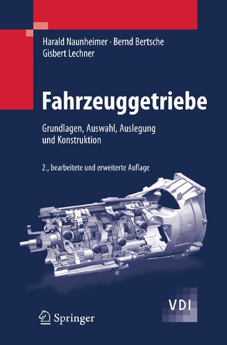 ﻿Fahrzeuggetriebe: Grundlagen، Auswahl، Auslegung und Konstruktion (VDI-Buch) (نسخه آلمانی)