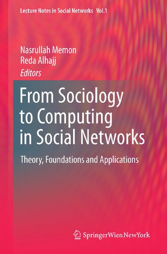 ﻿از جامعه‌شناسی تا محاسبات در شبکه‌های اجتماعی: نظریه، مبانی و کاربردها (یادداشت‌های سخنرانی در شبکه‌های اجتماعی)