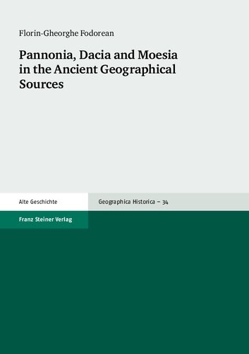 ﻿پانونیا، داچیا و موزیا در منابع جغرافیایی باستان