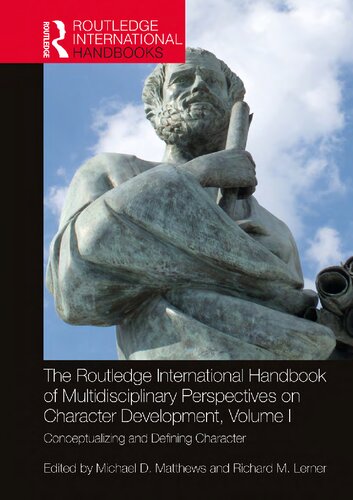 ﻿کتابچه راهنمای بین المللی Routledge of Multidisciplinary Perspectives on Character Development, جلد اول