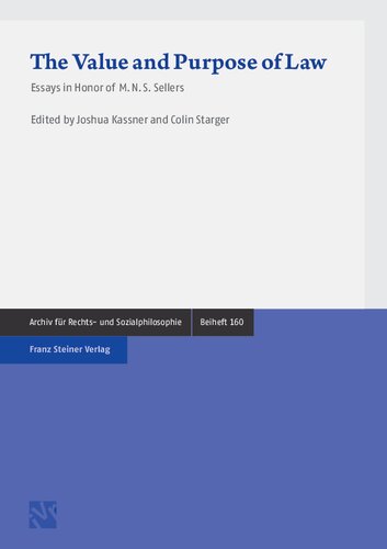 ﻿ارزش و هدف قانون: مقاله به افتخار M.N.S. فروشندگان