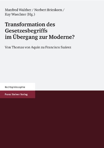 ﻿دگرگونی مفهوم حقوق در گذار به مدرنیته؟ از توماس آکویناس تا فرانسیسکو سوارز