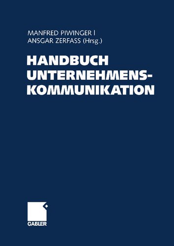 ﻿Handbuch Unternehmenskommunikation (نسخه آلمانی)