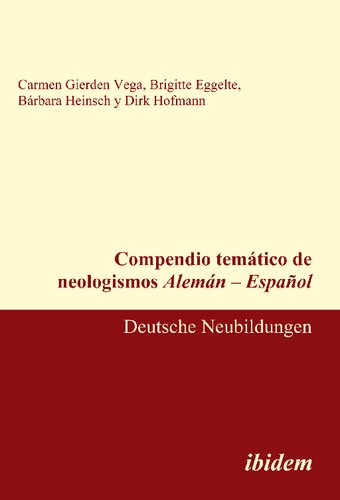 ﻿Compendio temático de neologismos Alemán – اسپانیا: نئوپلاسم های آلمانی