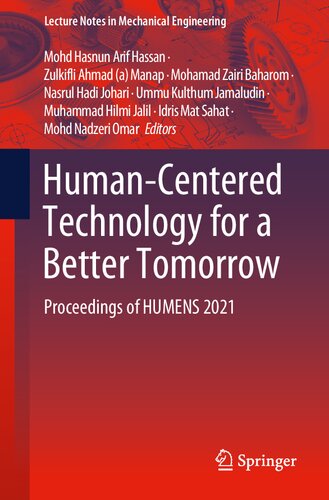 ﻿فناوری انسان محور برای فردای بهتر: مجموعه مقالات HUMENS 2021 (یادداشت های سخنرانی در مهندسی مکانیک)