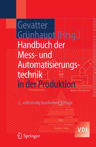 ﻿Handbuch der mess- und automatisierungstechnik در der produktion (vdi-buch) (نسخه آلمانی)