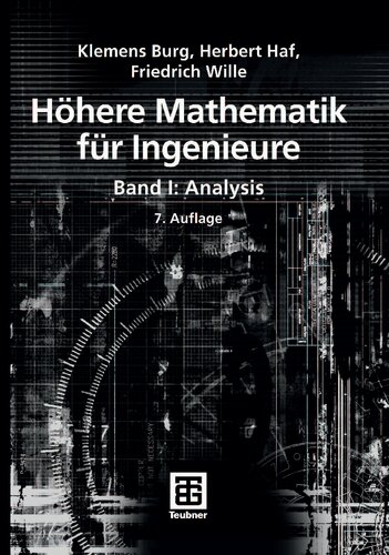 ﻿Höhere Mathematik für Ingenieure Band I: Analysis (Teubner-Ingenieurmathematik) (نسخه آلمانی)