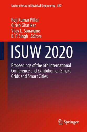 ﻿ISUW 2020: مجموعه مقالات ششمین کنفرانس و نمایشگاه بین المللی شبکه های هوشمند و شهرهای هوشمند (یادداشت های سخنرانی در مهندسی برق، 847)