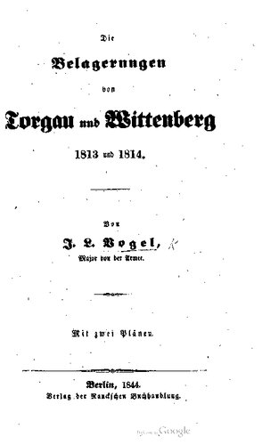 ﻿محاصره تورگاو و ویتنبرگ در 1813 و 1814