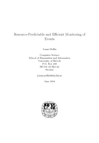 قابل پیش بینی و کارایی نظارت بر وقایع