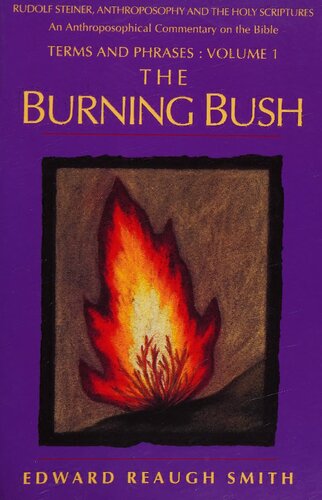 ﻿بوته سوزان: رودولف اشتاینر، انسان‌شناسی، و کتاب مقدس: اصطلاحات