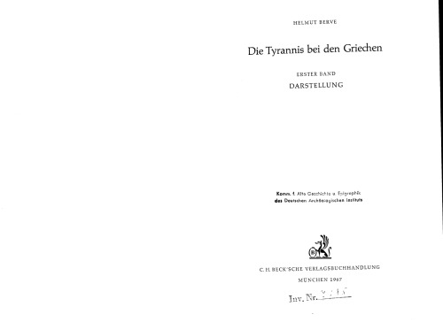 استبداد یونانیان. (جلد 1)