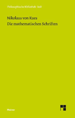Die mathematischen Schriften