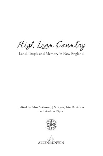 ﻿High Lean Country: سرزمین ، مردم و حافظه در نیوانگلند