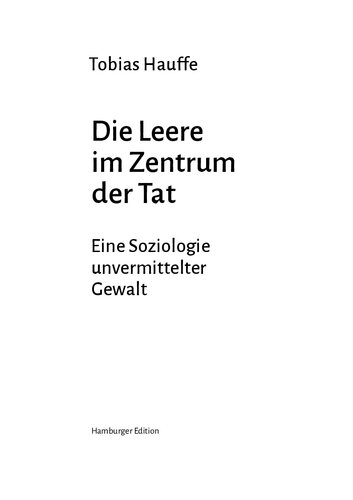 ﻿خلأ در مرکز قانون جامعه شناسی خشونت بدون واسطه