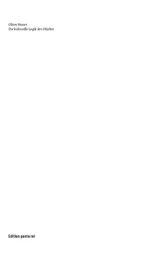 ﻿منطق فرهنگی اشیاء. در مورد فناوری -موضعی فیلیوزوفی جورج سیمل و ارنست کاسرر