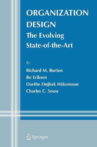 ﻿طراحی سازمان: پیشرفت روز افزون (مجموعه طراحی اطلاعات و سازمان، 6)