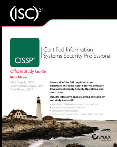﻿(ISC)2 CISSP Certified Information Systems Security Professional Official Study Guide, Edition 9 (Sybex Study Guide)