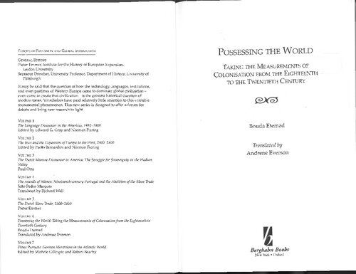 ﻿تسخیر جهان: اندازه گیری استعمار از قرن هجدهم تا بیستم /