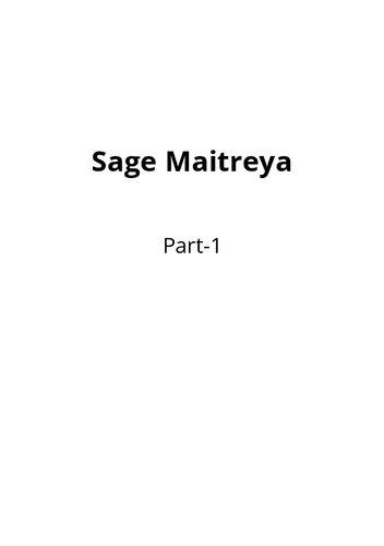 ﻿کتاب Maitreya بودا