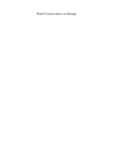 ﻿حفاظت از حوضچه در اروپا (توسعه ها در هیدروبیولوژی، 210)