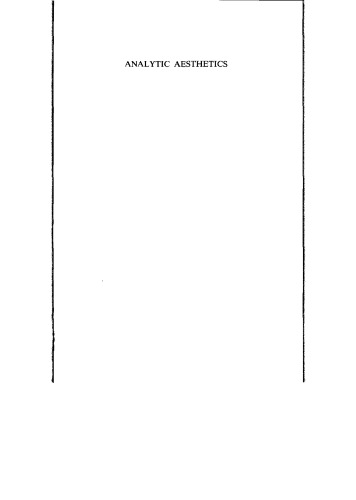 زیبایی شناسی تحلیلی