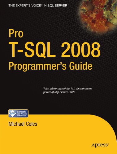 ﻿راهنمای برنامه نویس Pro T-SQL 2008 (صدای متخصص در SQL Server)
