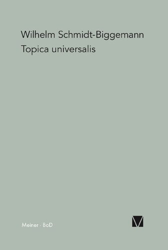 ﻿Topica Universalis: A Model History of Humanistic and Baroque Science