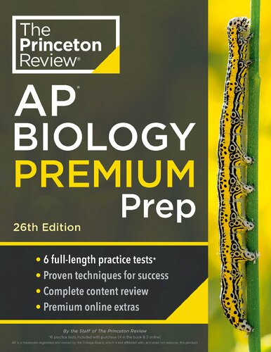 ﻿Princeton Review AP Biology Premium Prep, 26th Edition: 6 Practice Tests Strategies بررسی کامل محتوا