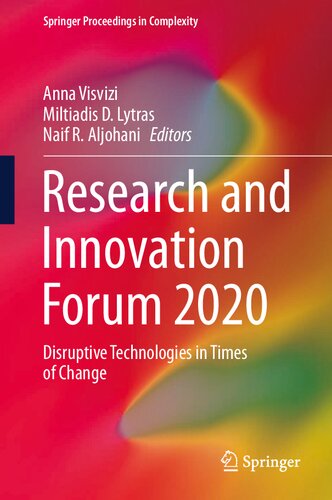 ﻿انجمن پژوهش و نوآوری 2020: فناوری های مخرب در زمان تغییر (مجموعه مقالات اسپرینگر در پیچیدگی)