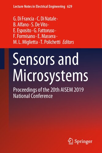 ﻿سنسورها و میکروسیستم ها: مجموعه مقالات بیستمین کنفرانس ملی AISEM 2019 (یادداشت های سخنرانی در مهندسی برق ، 629)