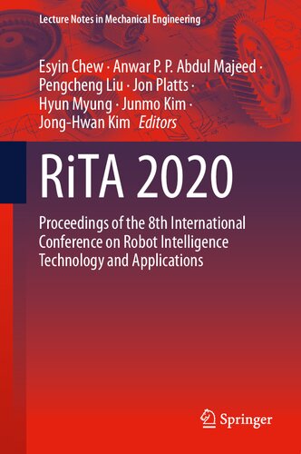 ﻿RiTA 2020: مجموعه مقالات هشتمین کنفرانس بین المللی فناوری و کاربردهای هوش ربات (یادداشت های سخنرانی در مهندسی مکانیک)