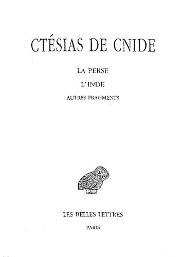 ﻿cnide ctesias: Persia - هند - قطعات دیگر
