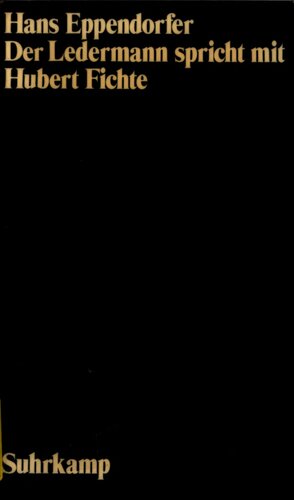 ﻿مرد چرمی با هوبرت فیشته صحبت می کند