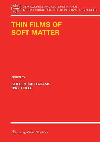 ﻿لایه های نازک ماده نرم (مرکز بین المللی علوم مکانیکی CISM، 490)